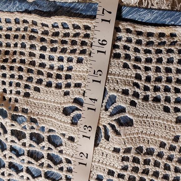 Handmade Crochet Piece Made Into A Pillow Cover - Picture 9 of 11